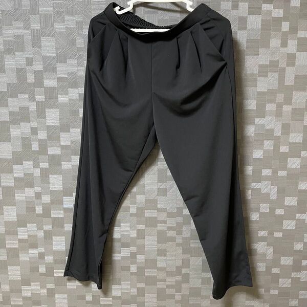 クレープジャージーテーパードパンツ(丈標準61.5〜63.5cm)UNIQLO Mサイズ
