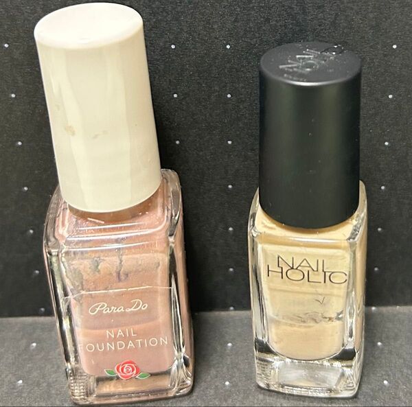 値下げ ParaDo ネイルファンデーション NAIL HOLIC ネイルカラー 2個セット