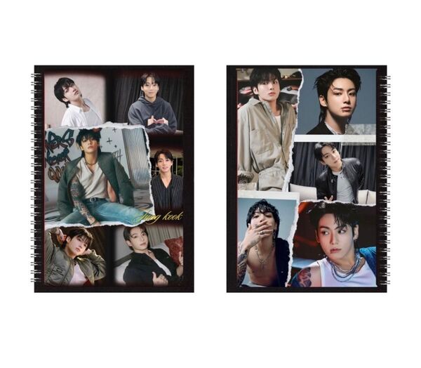 bts ジョングク ノート グッズ 手帳 メモ帳 リングノート ジョングク 韓国