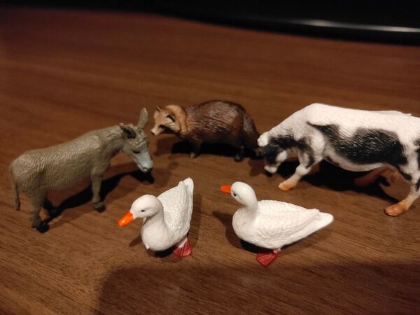 【新品匿名配送5個セット】リアル 動物 ミニチュア フィギュア マスコット