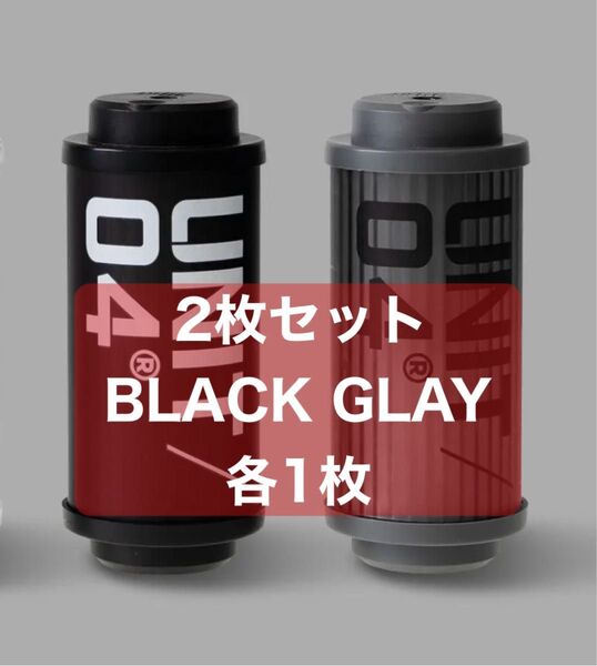 UNIT/04 38-kT STICKER MIYABI BLACK GLAY ステッカー 2枚セット