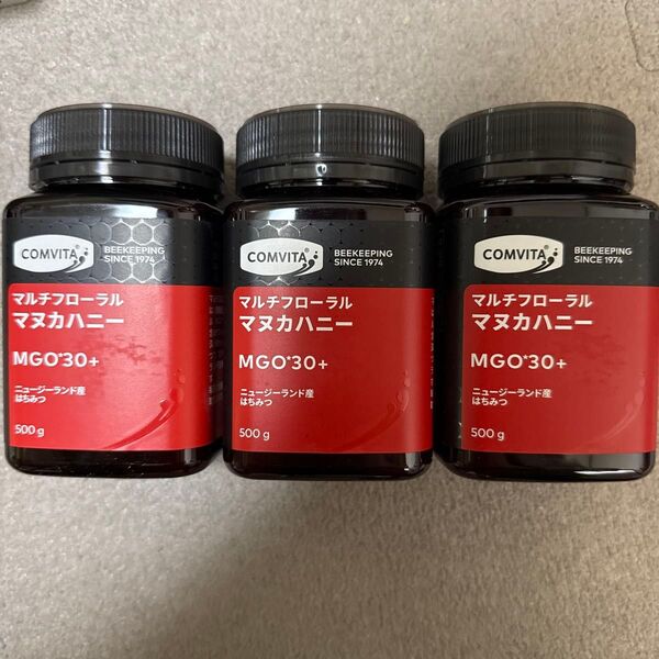 コンビタ マルチフローラルマヌカハニー MGO30+ 500g 3個 未開封新品