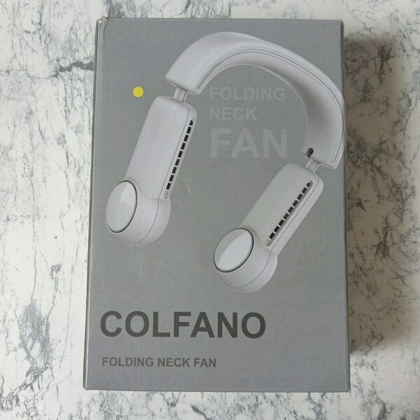 【未使用】COLFANO FOLDING NECK FAN ネックファン 首掛け扇風機 ネッククーラー 瞬時冷却