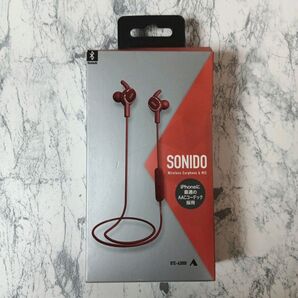 【未使用】SONIDO ワイヤレスイヤホン BTE-A3000 レッド
