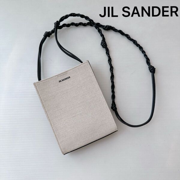 JIL SANDER ジルサンダー ショルダーバッグ タングル スモール ポシェット 肩掛けバッグ 斜め掛け スマホバッグ 美品