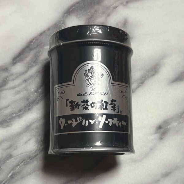 ガネッシュ 新茶の紅茶 ダージリン・リーフティー 55g 缶