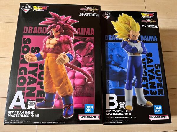孫悟空 A賞 超サイヤ人4 ベジータ 超サイヤ人3 B賞 a b ドラゴンボール MASTERLISE オムニバスクロス