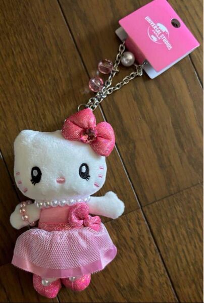 USJ 限定 キティーちゃん ぬいぐるみキーチェーン ハローキティー