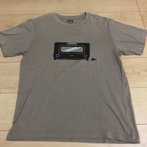 UNIQLO ユニクロ バルミューダ コラボTシャツ Mサイズ ベージュ 半袖Tシャツ