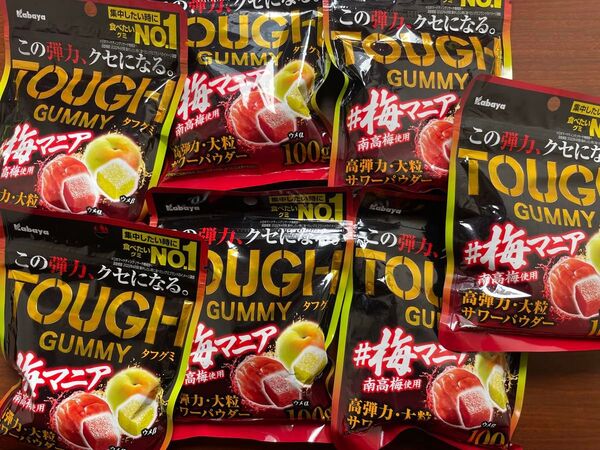 カバヤ タフグミ 梅マニア 7袋