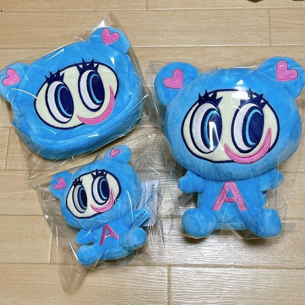 【新品】エンジェルブルー ナカムラくん キーホルダー、ポーチ、ぬいぐるみ 3個セット