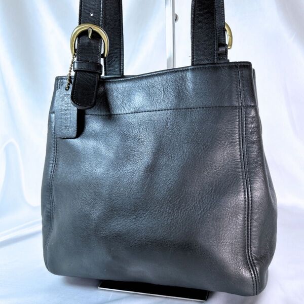OLD COACH オールドコーチ ショルダーバッグ レザー ブラック 黒 肩掛け