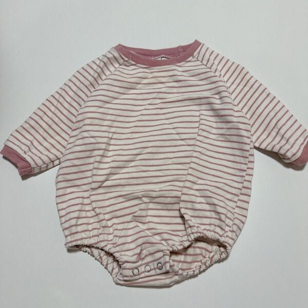 muu original ボーダーロンパース 70cm