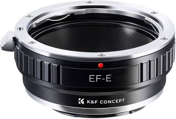 K&F Concept マウントアダプター EOS-NEX Canon対応 EOS EFマウントレンズ- ソニー対応 Eマウント