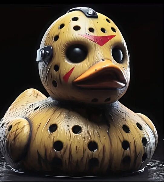 【輸入品】13日の金曜日 ジェイソン ラバーダック ホラー映画