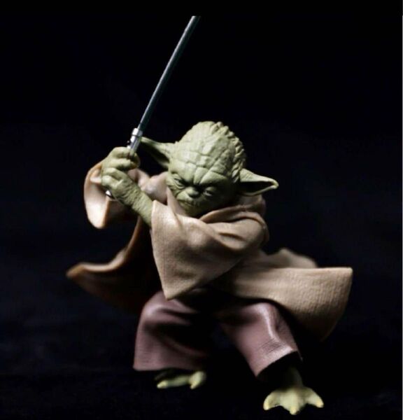 【海外輸入品】 スターウォーズ/マスターヨーダ フィギュア完成品 H=6.5cm STAR WARS ヨーダ フィギュア