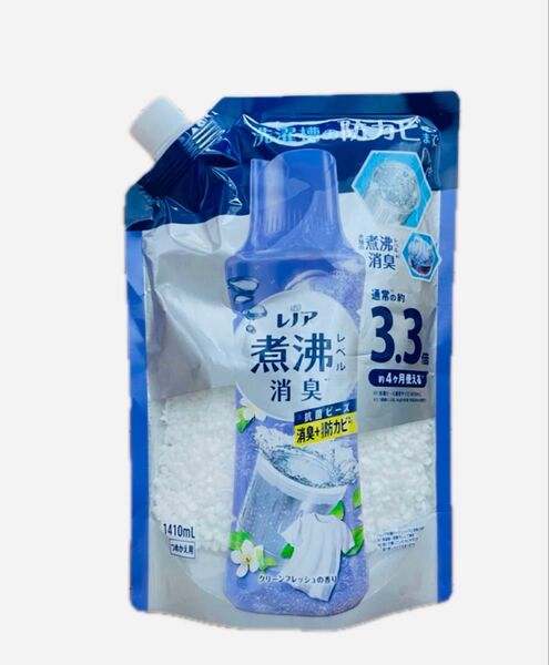 P&G レノア 煮沸レベル 消臭 抗菌ビーズ 洗濯槽の防カビ クリーンフレッシュ 1410ml