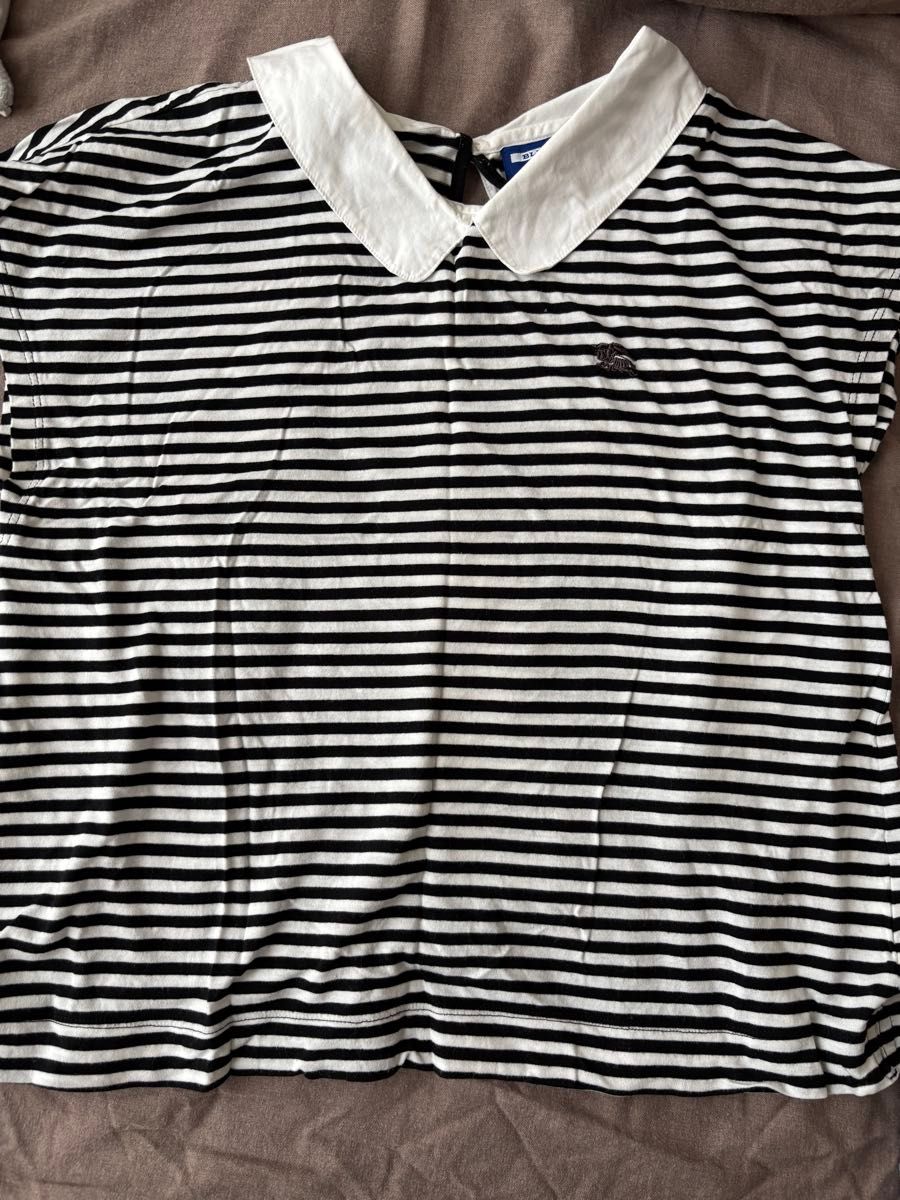 バーバリーブルーレーベル　ボーダー柄トップス