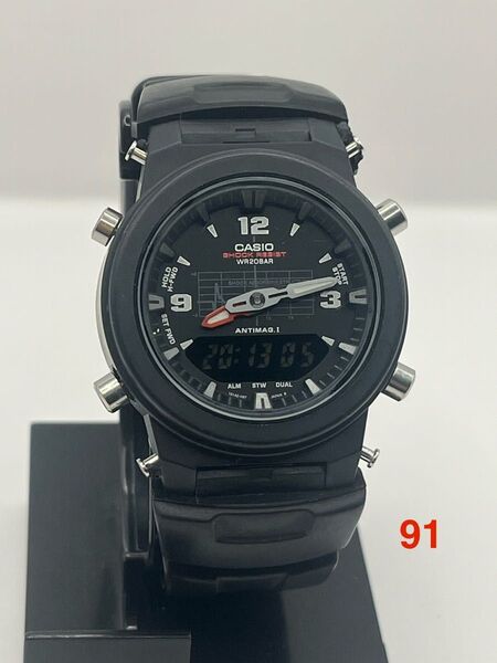 CASIO G-SHOCK アナログデジタルコンビネーション ブラック腕時計♪ カシオ 腕時計 クォーツ