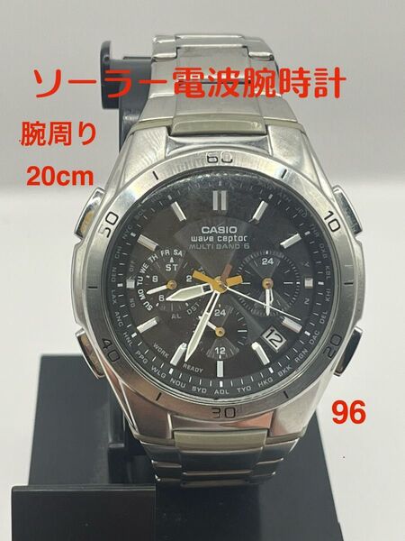 CASIO WAVE CEPTOR ソーラー電波腕時計 WVQ-M410 実働品 腕時計