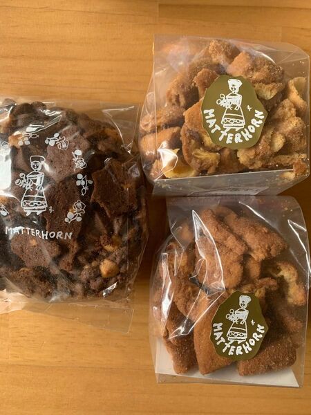 老舗洋菓子店マッターホーン 訳ありチョコクッキー&フィーユドシュー(シナモン、プレーン)