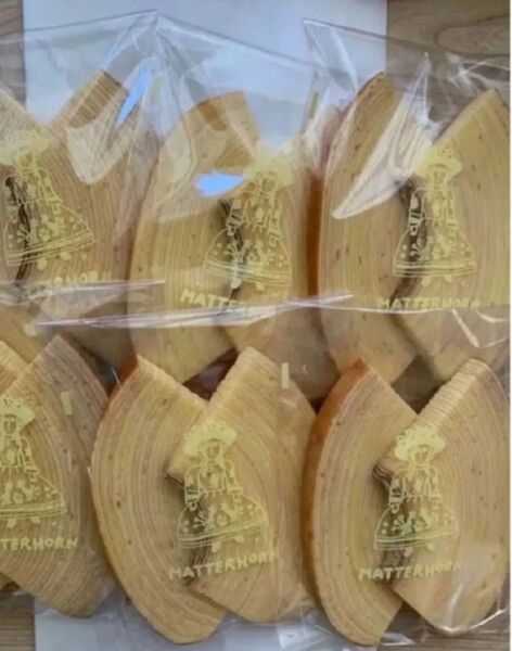 老舗洋菓子店マッターホーン バウムクーヘンカット6袋