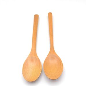 M2 手作り木製スプーン2本セット