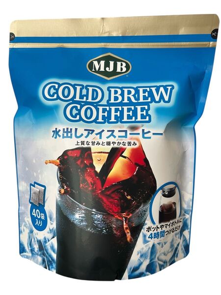 MJB 水出しアイスコーヒー 40袋入り GOLD BREW COFFEE コストコ
