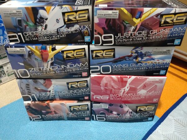 バンダイ RG ガンダム シャア専用ザク ズゴック Zガンダム ガンダムW ソードインパルス クロスボーン ジャスティス 未組立