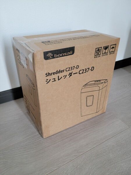 【新品】bonsaii シュレッダー 電動 家庭用 クロスカット C237-D