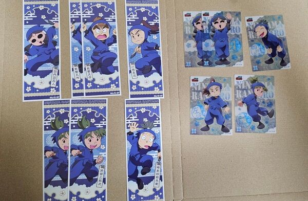 忍たま乱太郎 ロングステッカー&クリアカード 2年生