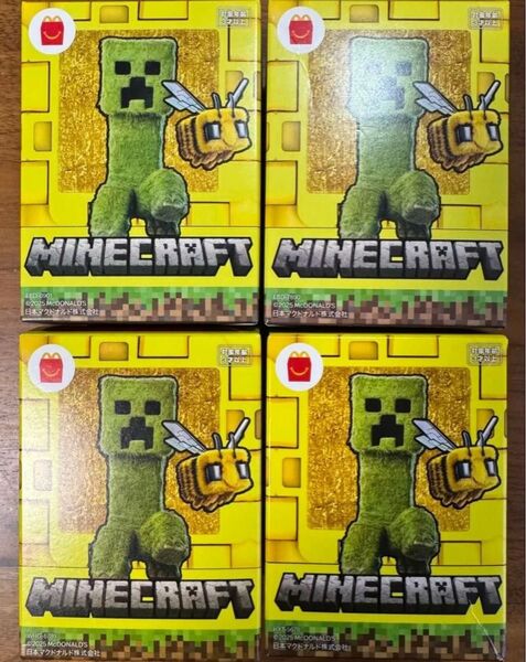 【即完品 大人気】ハッピーセット マインクラフト 4種コンプリート スティーブ クリーパー