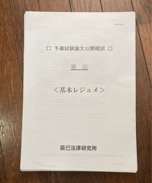 【切断済み】2024 辰巳 予備試験論文公開模試 選択科目経済法