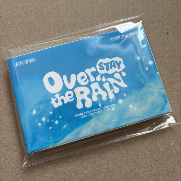 straykids FC 5期 Over the RAIN フォトカードセット