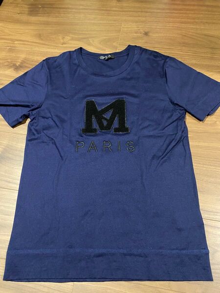 Michel Klein homme 半袖 Tシャツ 46 M サイズ ネイビー ミッシェルクラン カットソー