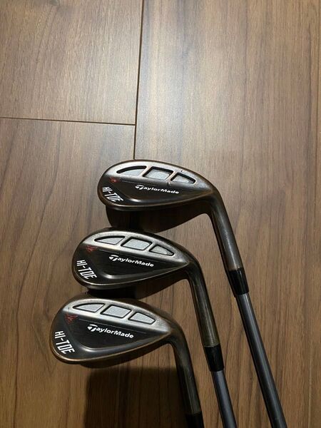 希少シャフト HI-TOE RAW 50° 54° 58° 3本セット MCI black 100 X ハイトゥロウ ブラック