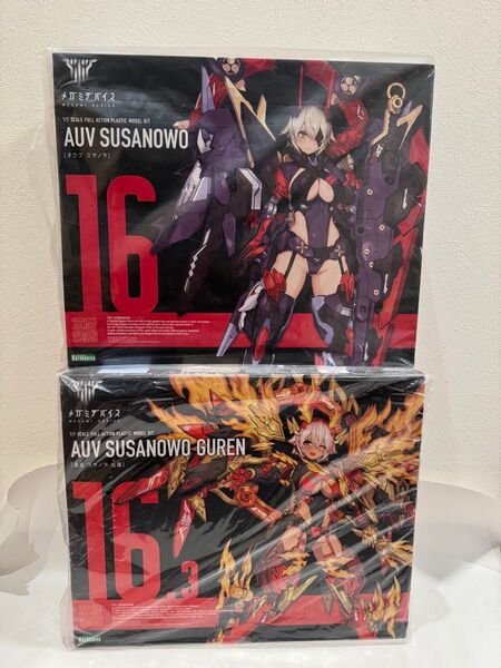 【本日お値下げ中】コトブキヤ メガミデバイス 皇巫 スサノヲ 通常版&紅蓮 2点新品未開封