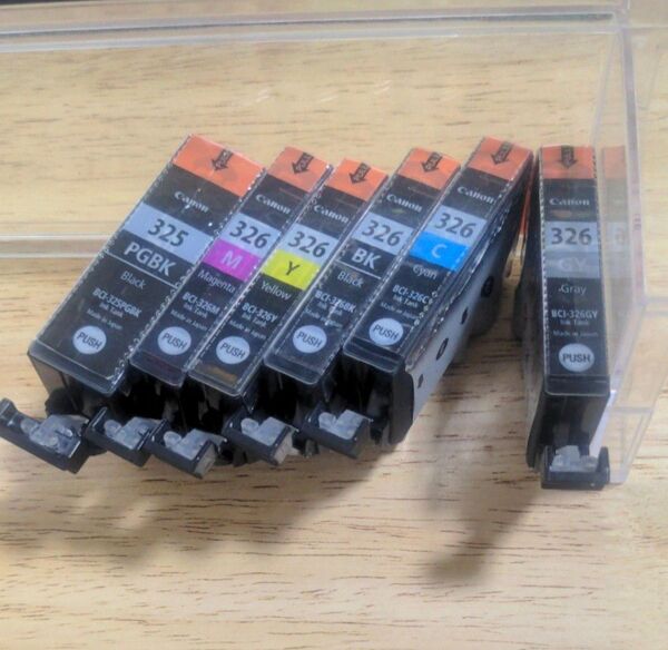 純正 BCI-325 BCI-326 6本 インク キヤノン Canon 6色パック