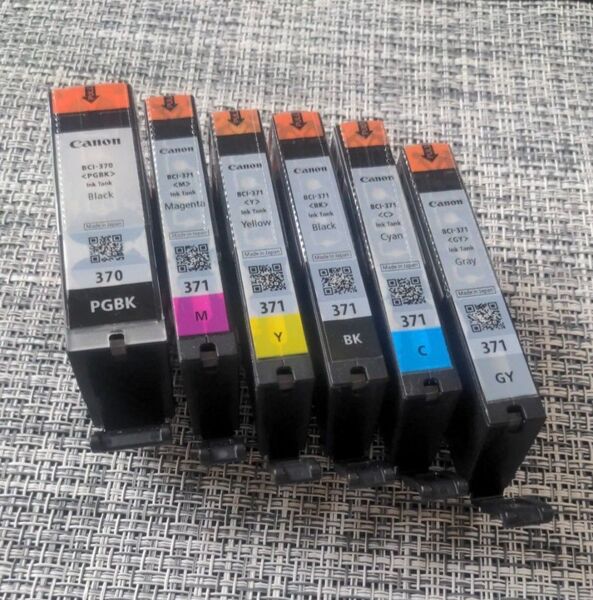 標準タイプ Canon BCI-370 BCI-371 6本 6個 純正インク BCI-371+370 キヤノン 大容量 6色