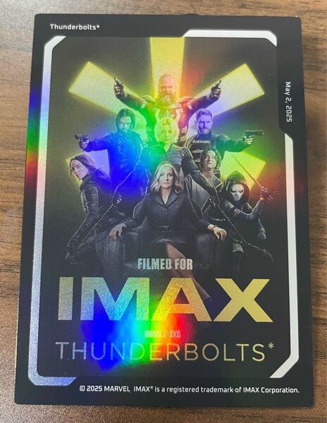 サンダーボルツ* IMAX 入場特典 非売品 コレクタブルカード THUNDERBOLTS* MARVEL おまけ付き