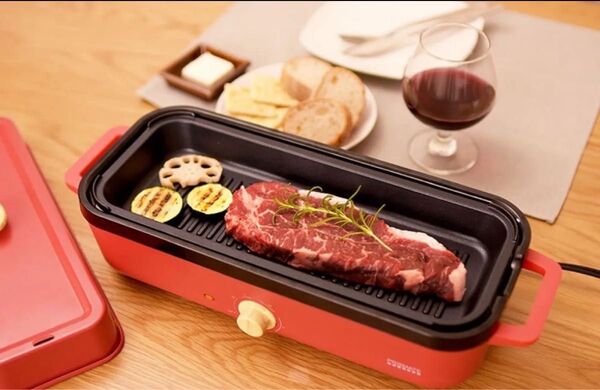 スリムホットプレート ホットプレート たこ焼き コンパクトホットプレート フラット グリル