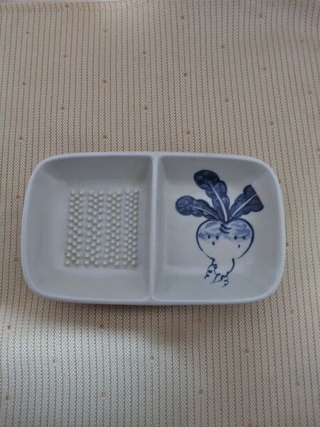 おろし器付き小皿 薬味皿 陶器製