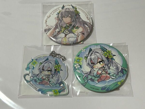 パニシング:グレイレイヴン パニグレ DMMスクラッチ ラミア 缶バッジ アクキー