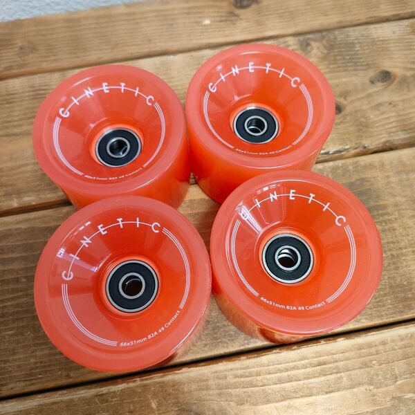 【新品】CINETICウィール 66mm82A ヤウYOWカーバーCARVERサーフスケート クルーザー