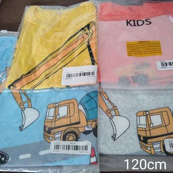 120cm 子供服 Tシャツ 4枚セット