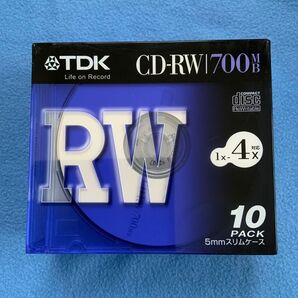 TDK CD-RW 700MB 10枚 未使用