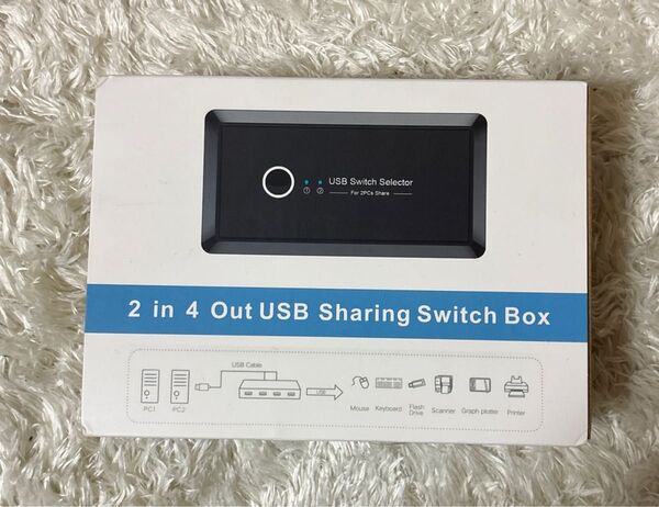 USB3.0 切替器 4ポート スイッチボックス 高速転送 USB切替器