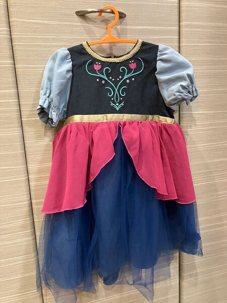 アナと雪の女王 アナ雪 アナ コトリ Cottoli ドレス ワンピース 半袖 100 95 90