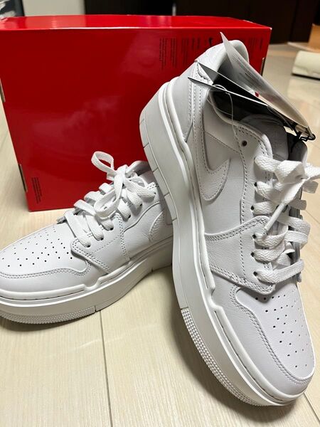 エアジョーダン 1 エレベート LOW ホワイト NIKE 希少size26.5