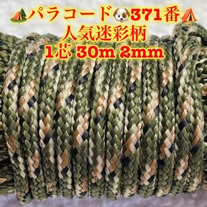 パラコード 1芯 30m 2mm 371番 手芸とアウトドアなど用